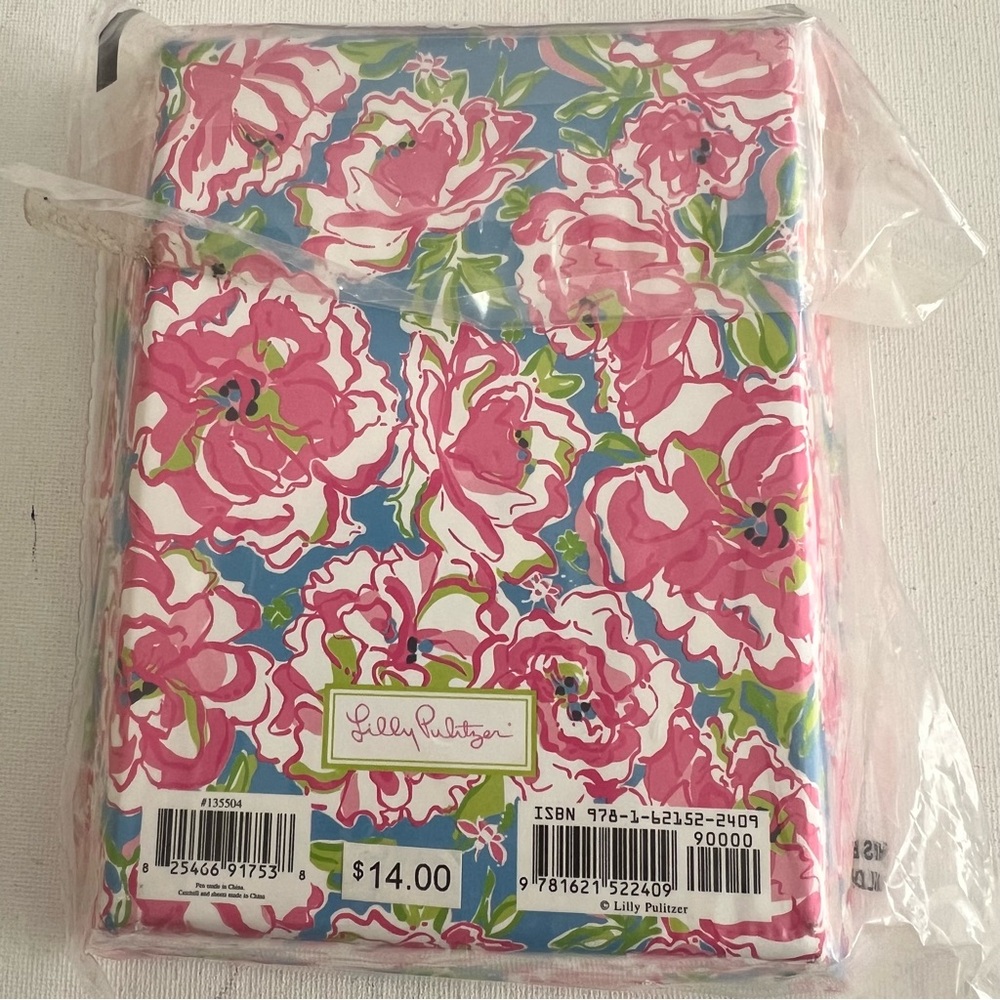 Lilly Pulitzer Catchall with note sheets and Pen Lucky charms print paper - Picture 3 of 5